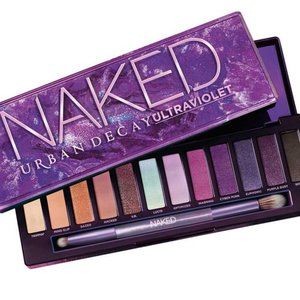 Urban Decay Naked UltraViolet Eyeshadow Palette + Naked 5 7 Brush Set bundle